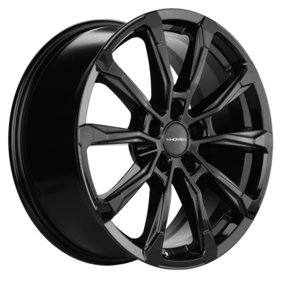 Khomen Wheels 7.5x18/5x108 ET46 D63.4 KHW1808 (Tugella/Jaguar XF/F-Pace) Black